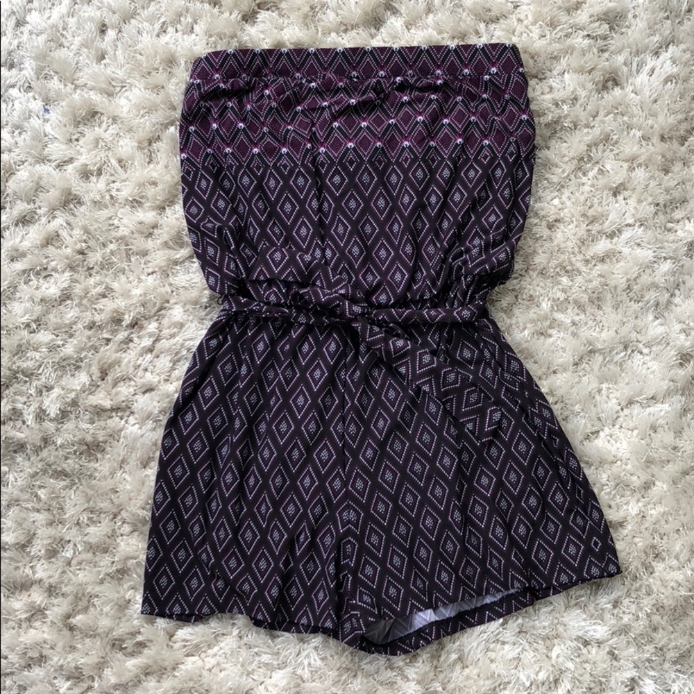 WHBM strapless romper